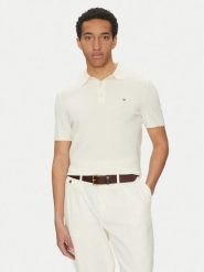 Tommy Hilfiger Polo Essential MW0MW37396 Beżowy Regular Fit. Brązowe koszulki polo męskie Tommy Hilfiger, m, bez wzorów, z bawełny, bez kołnierzyka, bez ramiączek. Za 259.99 zł.