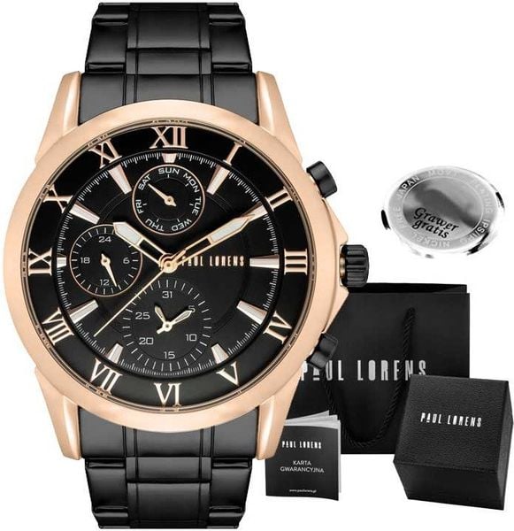 Zegarek męski Paul Lorens NEXTON-1A4 Z GRAWEREM. Zegarki męskie Paul Lorens. Za 239.00 zł.