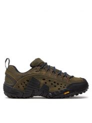 Merrell Trekkingi Intercept J004275 Zielony. Zielone buty trekkingowe męskie Merrell, bez wzorów, ze skóry, sportowe, bez obcasa, bez zapięcia. Za 449.99 zł.