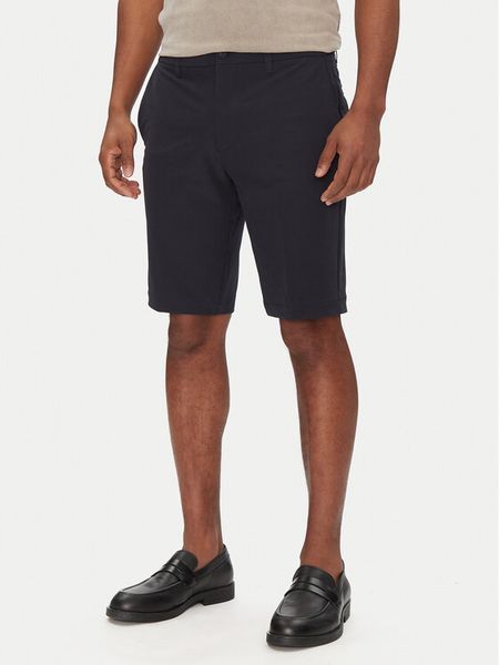 BOSS Szorty materiałowe S_Commuter_10.5 Inch 50540337 Granatowy Slim Fit. Niebieskie szorty męskie Boss, bez wzorów, z materiału. Za 309.99 zł.