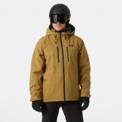 Kurtka narciarska Helly Hansen Juniper 3.0. Brązowe kurtki narciarskie i snowboardowe męskie Helly Hansen, na zimę, m, bez wzorów, bez kaptura, narciarskie. Za 1,421.50 zł.