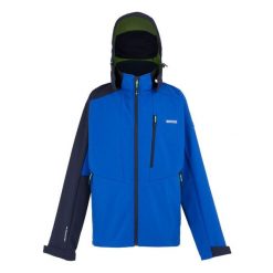 Męska Kurtka Soft Shell Hewitts X Colour Block. Niebieskie kurtki męskie Regatta, m, bez wzorów, sportowe, bez ramiączek, bez kaptura. Za 155.99 zł.
