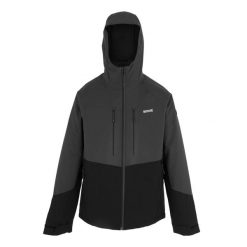 Męska Kurtka Ocieplana Highton Stretch Padded Jacket. Czarne kurtki męskie Regatta, m, bez wzorów, z puchu, sportowe, bez ramiączek, bez kaptura. Za 244.99 zł.