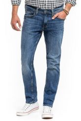 MUSTANG VEGAS MĘSKIE SPODNIE JEANSOWE DENIM BLUE 1014037 5000 583, W32 L34. Niebieskie spodnie na co dzień męskie Mustang, bez wzorów, z bawełny, klasyczne, długie. Za 219.99 zł.