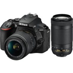 Lustrzanka Nikon D5600 + AF-P 18-55VR + AF-P DX 70-300 VR + karta 16GB + torba (VBA500K009). Aparaty lustrzanki marki Canon. Za 3,918.20 zł.