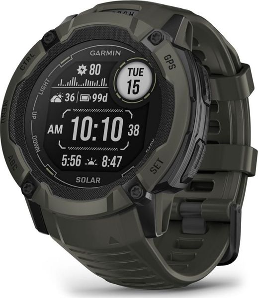 Zegarek Garmin Garmin Instinct 2X 010-02805-05 Solar, Moss. Zielone zegarki smartwatch Garmin. Za 1,489.00 zł.