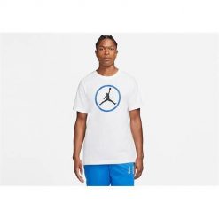 Koszulka sportowa męska Nike Air Jordan Sport. Białe t-shirty sportowe męskie Nike, l, bez wzorów, sportowe, bez ramiączek. Za 227.00 zł.