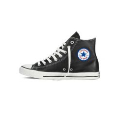 Trampki Converse Chuck Taylor HI Leather, Dla obu płci. Białe trampki męskie Converse, bez wzorów, ze skóry, bez zapięcia. Za 351.99 zł.