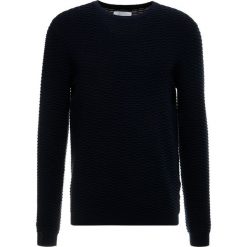 Samsøe & Samsøe NEGIL Sweter dark sapphire. Niebieskie swetry męskie Samsøe & Samsøe, z bawełny. Za 419.00 zł.