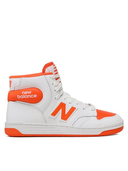 New Balance Sneakersy BB480SCA Biały. Białe buty sportowe na co dzień męskie New Balance, m, bez wzorów, ze skóry, bez ramiączek, bez kaptura. Za 339.99 zł.