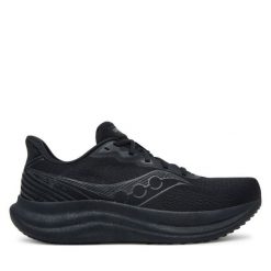 Buty do biegania Saucony. Czarne buty do biegania męskie Saucony, bez wzorów, bez zapięcia, do biegania. Za 729.99 zł.