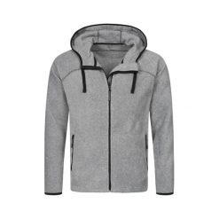 Męska Kurtka Power Fleece. Szare kurtki męskie Stedman, na zimę, m, bez wzorów, sportowe, bez ramiączek, bez kaptura. Za 194.99 zł.