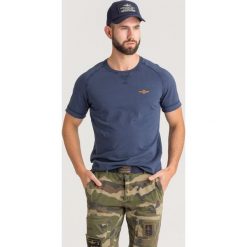 T-SHIRT Aeronautica Militare. Niebieskie t-shirty męskie Aeronautica Militare, l, bez wzorów, bez kołnierzyka, bez ramiączek. Za 369.00 zł.