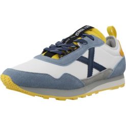 Buty MUNICH UM 91 Niebieski. Niebieskie buty trekkingowe męskie Munich, bez wzorów, ze skóry, bez zapięcia, trekkingowe. Za 490.99 zł.