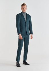 PAKO LORENTE – Spodnie męskie garniturowe P21SP-6G-058-Z. Eleganckie spodnie męskie Pako Lorente, bez wzorów. Za 119.99 zł.