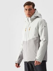 4F Kurtka narciarska membrana Dermizax 20000 męska - szara L. Szare kurtki narciarskie i snowboardowe męskie 4f, na zimę, l, z aplikacjami, z dzianiny, z kapturem, narciarskie, Dermizax. W wyprzedaży za 999.99 zł.
