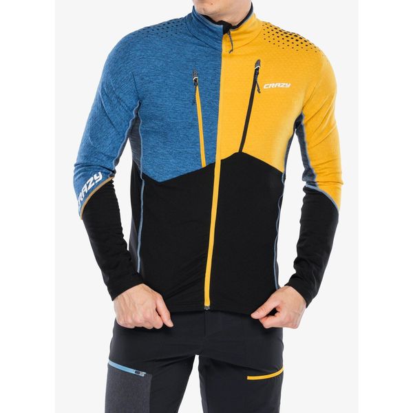 Bluza rozpinana męska Crazy Pull Neutron Light. Czarne bluzy rozpinane męskie CRAZY, m, bez wzorów, bez ramiączek, bez kaptura. Za 760.99 zł.