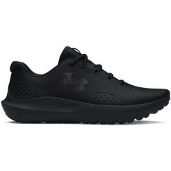 Buty do biegania Under Armour Charged Surge 4. Czarne buty do biegania męskie Under Armour, bez wzorów, z gumy, bez zapięcia, do biegania. Za 266.00 zł.
