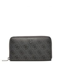 Guess Portfel SMLYLL LEA28 Czarny. Czarne portfele męskie Guess, z aplikacjami, ze skóry. Za 299.99 zł.