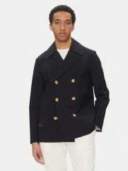 Liu Jo Płaszcz QA5245 E1003 Granatowy Regular Fit. Niebieskie płaszcze męskie Liu Jo, m, bez wzorów, z syntetyku, bez kaptura. Za 559.99 zł.