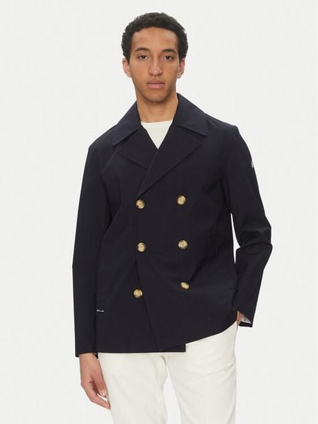 Liu Jo Płaszcz QA5245 E1003 Granatowy Regular Fit. Niebieskie płaszcze męskie Liu Jo, m, bez wzorów, z syntetyku, bez kaptura. Za 559.99 zł.