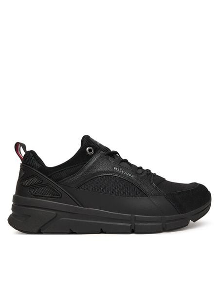 Tommy Hilfiger Sneakersy Modern Comfort Run Outdoor FM0FM05639 Czarny. Czarne buty do biegania męskie Tommy Hilfiger, bez wzorów, z materiału, bez zapięcia, outdoorowe. Za 299.99 zł.