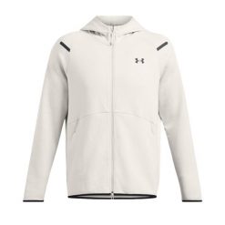 Bluza Under Armour Ua Unstoppable Flc Fz Hd Eu Dorosłych. Białe bluzy bez kaptura męskie Under Armour, s, bez wzorów, bez kaptura. Za 468.10 zł.