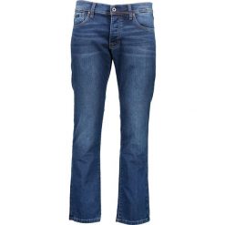 Dżinsy "Cane" - Straight fit - w kolorze niebieskim. Niebieskie jeansy męskie Denim Special, z aplikacjami, klasyczne. W wyprzedaży za 189.95 zł.