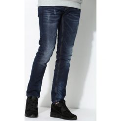 Granatowe Jeansy Well Fit. Szare jeansy męskie Born2be, z denimu. Za 49.99 zł.