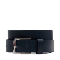 Pasek Męski Tommy Jeans. Niebieskie paski męskie Tommy Jeans, bez wzorów, z jeansu. Za 199.99 zł.
