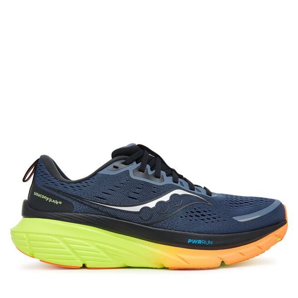 Buty do biegania Saucony. Niebieskie buty do biegania męskie Saucony, bez wzorów, bez zapięcia, do biegania. Za 599.99 zł.
