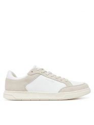 Calvin Klein Sneakersy Low Top Lace Up Repreve Mix HM0HM01802 Biały. Białe buty sportowe na co dzień męskie Calvin Klein, m, bez wzorów, z materiału, bez ramiączek, bez kaptura. Za 369.99 zł.