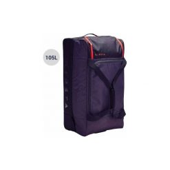 Walizka podróżna CLASSIC 105 L. Szare torby sportowe męskie KIPSTA, bez wzorów, z materiału, duże. Za 259.99 zł.