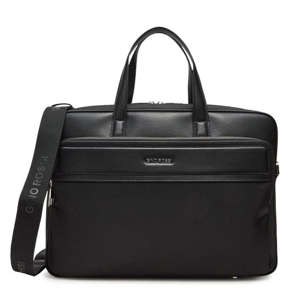 Torba na laptopa Gino Rossi. Czarne torby na laptopa męskie Gino Rossi, bez wzorów. Za 279.99 zł.