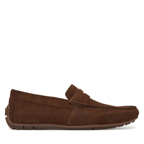 Mokasyny Lasocki. Brązowe mokasyny męskie Lasocki, bez zapięcia. Za 179.99 zł.