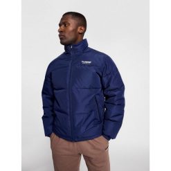Kurtka puchowa Hummel LGC Robert. Niebieskie kurtki męskie HUMMEL, bez wzorów, z puchu, sportowe, bez ramiączek, bez kaptura. W wyprzedaży za 332.50 zł.