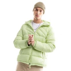 Kurtka puchowa lifestyle meska Siroko Kale. Zielone kurtki męskie SIROKO, m, bez wzorów, z materiału, bez ramiączek, bez kaptura. W wyprzedaży za 148.00 zł.