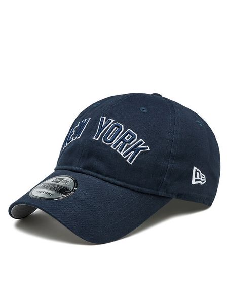New Era Czapka z daszkiem Team Script 920 Nyy 60364227 Granatowy. Niebieskie czapki męskie New Era, bez wzorów, z bawełny. Za 119.99 zł.