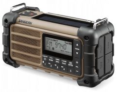 Sangean MMR-99 -ladattava FM-radio, Desert Tan. Radia Sangean. Za 676.84 zł.