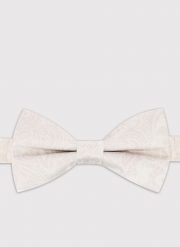 PAKO LORENTE – Jedwabna beżowa mucha męska. Brązowe krawaty i muchy męskie Pako Lorente, bez wzorów, z jedwabiu, eleganckie. Za 149.99 zł.