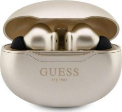Słuchawki Guess GUTWST50ED Złote. Żółte słuchawki bluetooth Guess. Za 175.87 zł.