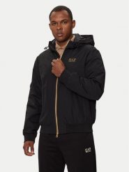 EA7 Emporio Armani Kurtka przejściowa 8NPB21 PNFZZ 0208 Czarny Regular Fit. Czarne kurtki męskie EA7 Emporio Armani, m, bez wzorów, z syntetyku, bez ramiączek, bez kaptura. Za 779.00 zł.