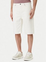 HUGO Szorty jeansowe Skate 50555983 Écru Straight Fit. Szorty męskie Hugo, bez wzorów, z bawełny. Za 379.99 zł.