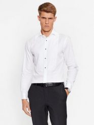 Boss Koszula H-Hank-Tux3-231 50503261 Biały Slim Fit. Białe koszule męskie Boss, m, bez wzorów, z bawełny, bez kołnierzyka, bez ramiączek. Za 1,139.00 zł.
