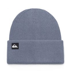 Czapka Quiksilver. Niebieskie czapki męskie Quiksilver, na zimę, bez wzorów. Za 59.99 zł.