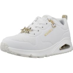 Buty SKECHERS UNO GEN1 TRENDY JEWELS Biały. Białe buty trekkingowe męskie Skechers, bez wzorów, z syntetyku, bez zapięcia, trekkingowe, skechers sport. Za 321.99 zł.