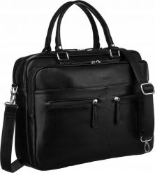Torba Peterson Męska torba na laptopa do 14 cali wykonana ze skóry ekologicznej - Peterson NoSize. Torby na laptopa męskie Peterson, bez wzorów, ze skóry ekologicznej. Za 289.42 zł.
