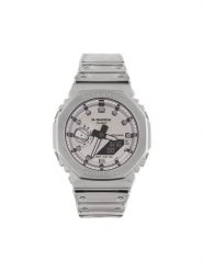 G-Shock Zegarek GM-2100YM-8AER Srebrny. Szare, analogowe zegarki męskie G-Shock, srebrne. Za 899.99 zł.
