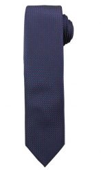 Granatowy Elegancki Męski Krawat -ALTIES- w Drobne Różowe Kropki, Groszki. Czerwone krawaty i muchy męskie Alties, bez wzorów, z tkaniny, eleganckie. Za 49.00 zł.