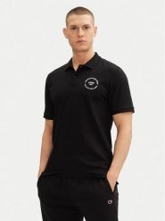 Jack & Jones Polo Simon 12269299 Czarny Regular Fit. Czarne koszulki polo męskie Jack & Jones, m, bez wzorów, z bawełny, bez kołnierzyka, bez ramiączek. Za 49.99 zł.